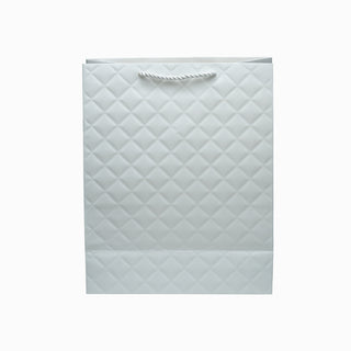 Punga cadou Cadou Romb, 26x32x12 cm - Alb