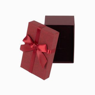 Cutie bijuterii Normal Paper, 5x8x3 cm - Bordo