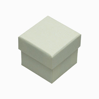 Cutie bijuterii Gama Diverse Culori Normal Paper, 5x5x4.5 cm - Crem / Alb