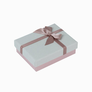 Cutie bijuterii Normal Paper, 7x9x3 cm - Crem / Roz / Negru