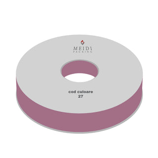 Panglica satin Textil 2 Satin, 1.5 cm latime, 100 y lungime - Roz Pudra