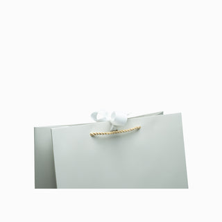 Punga cadou Cadou Iuni, 32x44x13 cm - Alb / Auriu