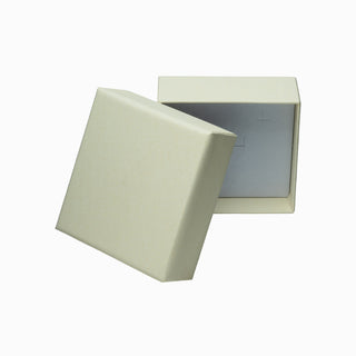 Cutie bijuterii Gama Diverse Culori Normal Paper, 8.5x9x3.8 cm - Crem / Alb
