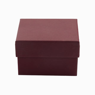 Cutie bijuterii Normal Paper, 9x9x6 cm - Bordo / Negru