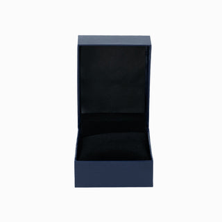 Cutie bijuterii Ceas Linoleu, 8x10x6 cm - Bleumarin / Negru