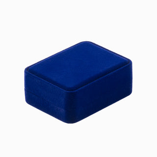 Cutie bijuterii Set Andreea, 6x7.5x3 cm - Bleumarin / Alb