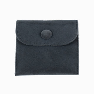 Saculet bijuterii Capsa, 8x8+4.5 cm - Gri