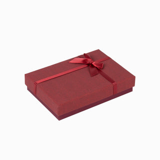 Cutie bijuterii Normal Paper, 9.5x13.5x3.5 cm - Bordo Deschis / Bordo