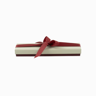 Cutie bijuterii Ribon Down R.D, 23x5x3 cm - Gri / Bordo