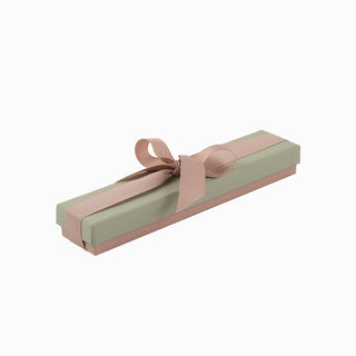 Cutie bijuterii Ribon Down R.D, 23x5x3 cm - Gri / Roz