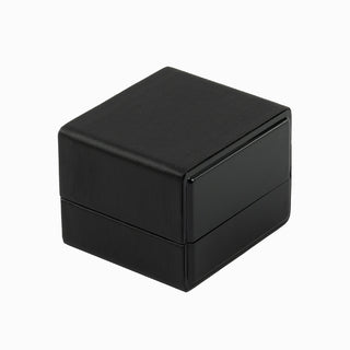 Cutie bijuterii Inel Led, 6x6.5x5 cm - Negru