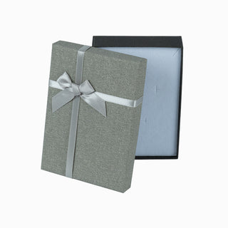 Cutie bijuterii Normal Paper, 9.5x13.5x3.5 cm - Gri Deschis / Gri Inchis / Alb / Gri