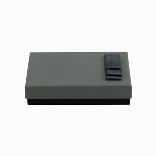 Cutie bijuterii Flower Up F.U, 9.5x13.5x3.5 cm - Gri / Negru