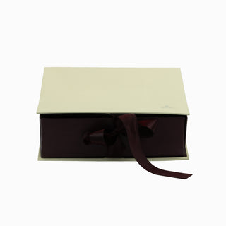 Cutie rigida cadou Gama King Pandantiv, 25x25x7.5 cm - Bordo / Crem