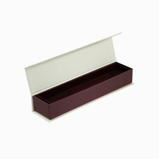 Cutie bijuterii Bratara Magnet, 22x5x3.7 cm - Crem / Bordo