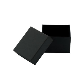 Cutie bijuterii Gama Negru Normal Paper, 9x9x6 cm - Negru
