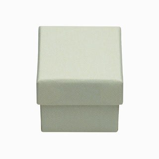 Cutie bijuterii Gama Diverse Culori Normal Paper, 5x5x4.5 cm - Crem / Alb