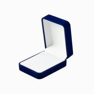 Cutie bijuterii Set Andreea, 6x7.5x3 cm - Bleumarin / Alb