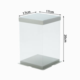 Cutie cadou Gama Urs Pliat, 17.5x17.5x20 cm - Transparent