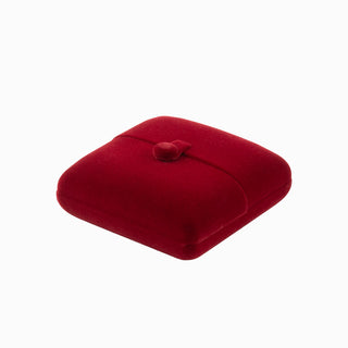 Cutie bijuterii Set Cavali, 10x10x4.5 cm - Bordo / Negru