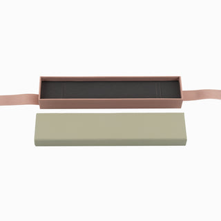 Cutie bijuterii Ribon Down R.D, 23x5x3 cm - Gri / Roz