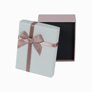 Cutie bijuterii Normal Paper, 7x9x3 cm - Crem / Roz / Negru