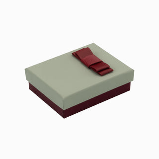Cutie bijuterii Flower Up F.U, 7x9x3 cm - Gri / Bordo
