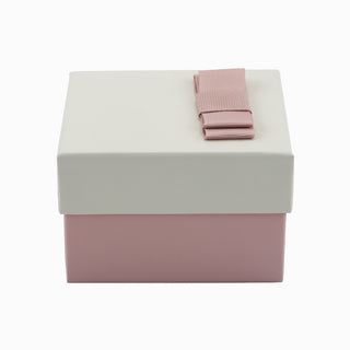 Cutie bijuterii Flower Up F.U, 8.5x9x6 cm - Crem / Roz / Negru