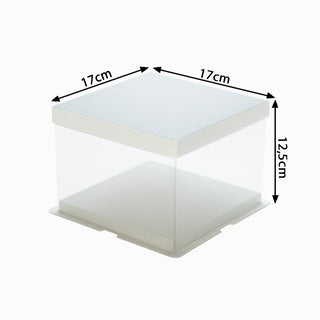 Cutie cadou Gama Urs Pliat, 17.5x17.5x12.5 cm - Transparent