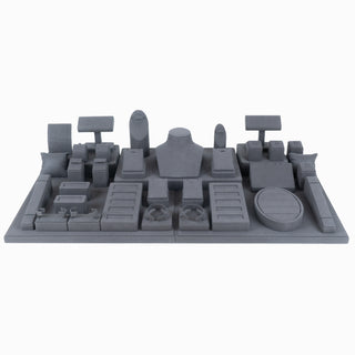Suport bijuterii Set Complet, 90x50 cm - Gri Inchis