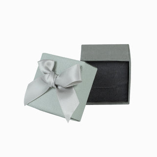 Cutie bijuterii Normal Paper, 4x4x3.5 cm - Gri Deschis / Gri Inchis / Gri