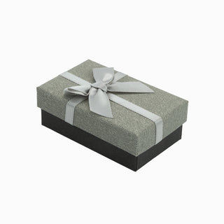 Cutie bijuterii Normal Paper, 5x8x3 cm - Gri Deschis / Gri Inchis / Negru / Gri