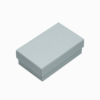 Cutie bijuterii Gama Grej Normal Paper, 5x8x3 cm - Grej / Alb