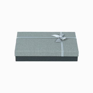 Cutie bijuterii Normal Paper, 13x18x3.5 cm - Gri Deschis / Gri Inchis / Alb / Gri