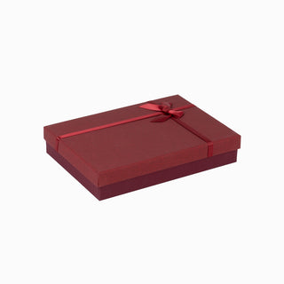 Cutie bijuterii Normal Paper, 13x18x3.5 cm - Bordo Deschis / Bordo