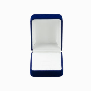 Cutie bijuterii Set Andreea, 6x7.5x3 cm - Bleumarin / Alb