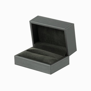 Cutie bijuterii Verigheta Gama Piele, 7.5x5x4 cm - Gri