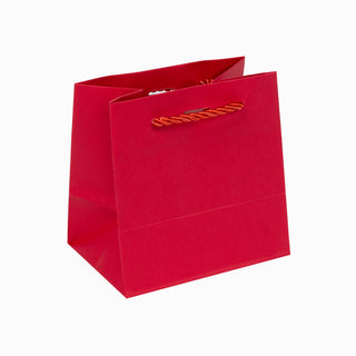 Punga cadou Cadou Texturat, 13x13x9 cm - Rosu