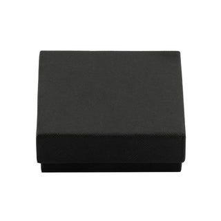 Cutie bijuterii Gama Negru Normal Paper, 6x6x2.5 cm - Negru