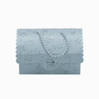 Cutie cadou Cufar Cu Lant Pliat, 12.5x8.5x8 cm - Gri