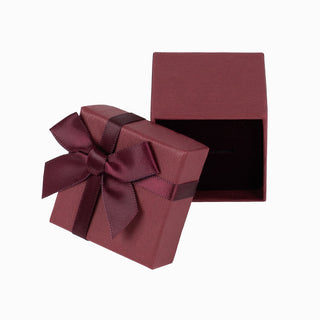 Cutie bijuterii Normal Paper, 5x5x4.5 cm - Bordo