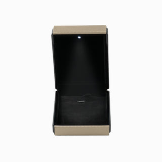 Cutie bijuterii Set Led, 7x9x3.5 cm - Auriu / Negru