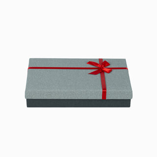 Cutie bijuterii Normal Paper, 13x18x3.5 cm - Gri Deschis / Gri Inchis / Negru / Rosu