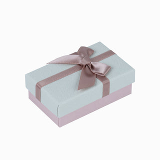 Cutie bijuterii Normal Paper, 5x8x3 cm - Crem / Roz / Gri